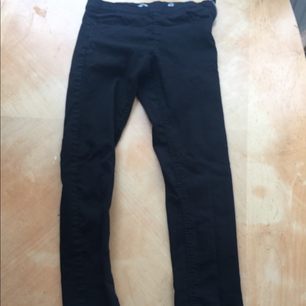 H&M Side Zip Pants Size 9-10 Year in Black